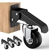 Holkie Roulettes rétractables robustes avec fonction de levage et d'abaissement Charge maximale de