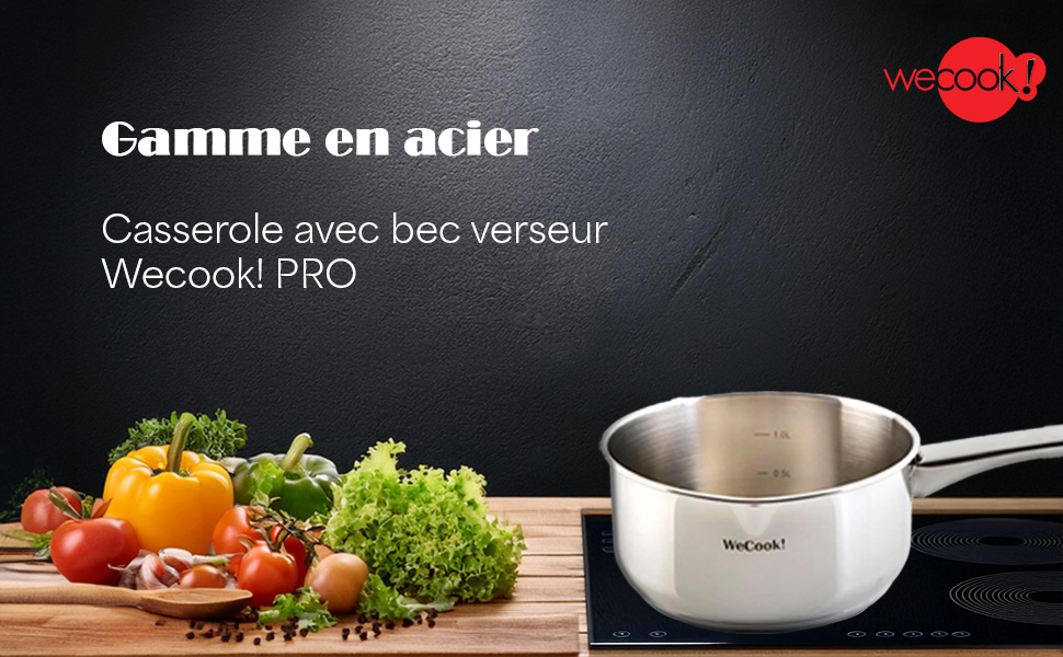 Casserole avec bec verseur Wecook! PRO