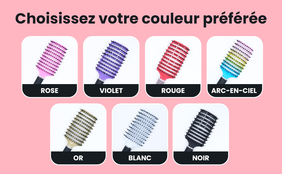 Cette image peut contenir une brosse à cheveux et une brosse à cheveux