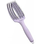 Olivia Garden Fingerbrush Care Iconic - Medium - Lavender - Brosse Démêlante en Poils de Sanglier...