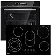 Cuisinière autonome : Four encastrable 60 cm EB8017ED + plaque de cuisson KK7705RL 77 cm | Catalyse | Fonction pizza