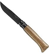 OPINEL O002172 N°08 Black edicion Acero inoxidable Con lama Negra Mango de Roble, Noir, Uni