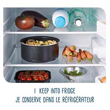 Je conserve dans le réfrigérateur