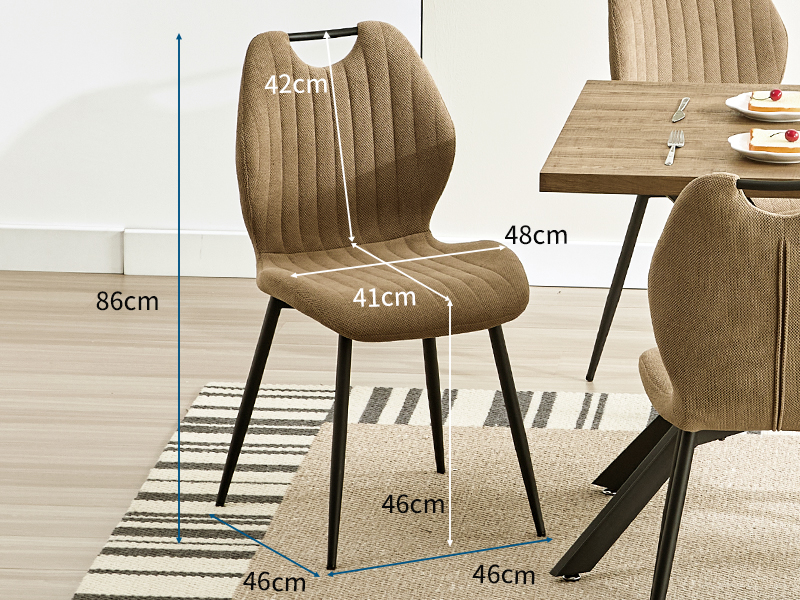 Chaise de salle à manger Set 6