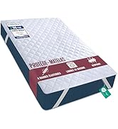 Utopia Bedding Protège-Matelas avec Sangles d'angle élastiques 140x200cm, Couvre-Matelas Extensib...