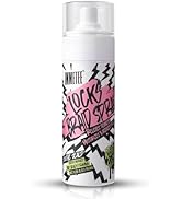 Cinq contenants de produits cylindriques blancs disposés horizontalement, présentant des graphismes éclatants et des éléments de marque sur fond blanc.