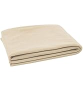 ZOLLNER Couverture 130 x 170 cm Polaire Microfibre Sable