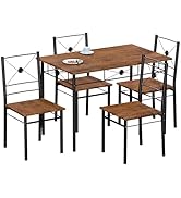 Vida Designs Roslyn Ensemble table et chaises de salle à manger moderne et contemporain