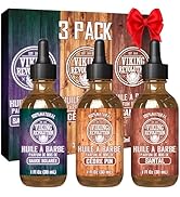 Viking Revolution - Huile Barbe Homme - Kit Huile A Barbe Hydratante & Nourrissante - Parfums De ...