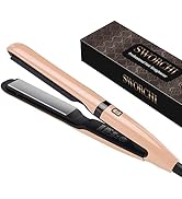 Fer à lisser Professionnel Lisseur Boucleur Cheveux 2 en 1 Plaque en Revêtement Céramique Tourmal...