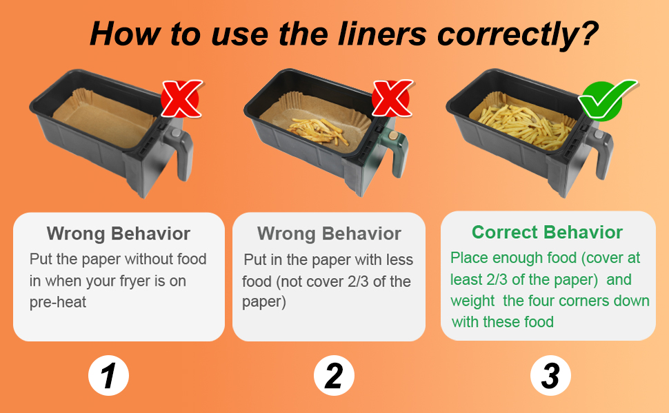 doublures de friteuse à air double ninja