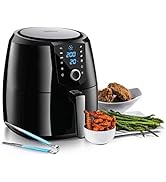 Friteuse XXL Electrique sans Huile - 1800 W - Friteuse à Air Chaud Air Fryer 8 en 1 - Grande Capa...