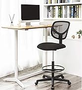 SONGMICS Chaise de bureau haute ergonomique avec hauteur réglable