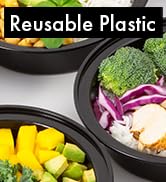 1 compartiment sans BPA réutilisable pour la préparation des repas – Plateaux de stockage des aliments en plastique avec couvercle hermétique