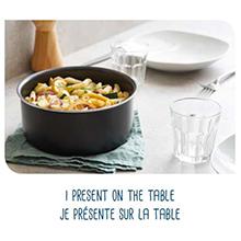 Je présente sur la table