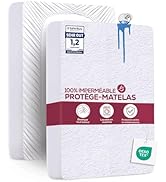 Utopia Bedding Protège Matelas 160 x 200 x 30 cm Imperméable, Certifié Oeko TEX, Alèse Drap Houss...