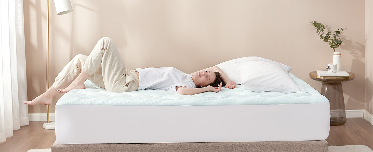 eheyciga surmatelas blanc