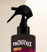 Le texte indique « PROVOST » et « NOUVEAU ». Produit en flacon pulvérisateur noir sur fond beige.