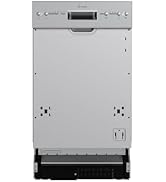 KKT KOLBE Lave-vaisselle encastrable | Lave-vaisselle partiellement intégré | 45 cm | AquaStop | Hauteur