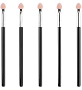 Pinceaux Fards à Paupières, 5 Pcs Pinceaux Maquillages Yeux, Pinceau Paupière en Sponge, Applicat...