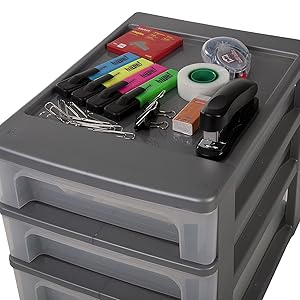 Tour de rangement en plastique Organizer Chest