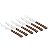 Arcos Jeu de 6 couteaux à steak Lot de couteaux à steak avec tranchant de perle pour couper et filet...