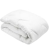 Couette ZOLLNER en polyester, ignifuge, env. 240 x 220 cm, blanc