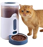PANASONIC Distributeur de Croquettes Automatique CP-JNF01-W pour Chats & Chiens Petits, 2,8L, Con...