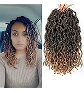 6 Paquets Locks Crochet Braids 12 Pouces Faux Locs Crochet Braids Synthétique Soft Locs Extension...
