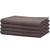 Sweet Needle - Paquet de 4 - Serviettes de Table surdimensionnées 100% Coton 45 CM x 45 CM (18 po...