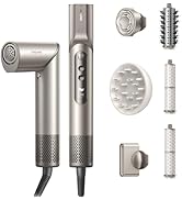 DREAME Dazzle Sèche-cheveux à greffage pivotant avec plusieurs embouts pour lisser, ...
