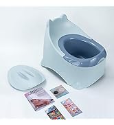BISOO Pot Bebe Toilette - Petit pot Bébé avec 3 Cadeaux pour Faciliter l'Apprentissage de la Prop...