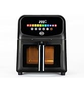 Affichage numérique de ce qui semble être un appareil de cuisine avec affichage LED et panneau de commande sur fond noir.