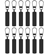 Tirettes de Réparation Fermeture Eclair, 12PCS Tirette Fermeture Eclair, Métal Zipper Pull, Zippe...