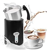 Duronic MF500 Mousseur à lait électrique 3 en 1 – Mousseur à lait automatique 500 ml – Chauffe-lait 500 W – F...