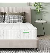NoVilla Matelas 90 x 200 cm, matelas simple ressorts ensachés et mousse confort hauteur 17 cm, ...