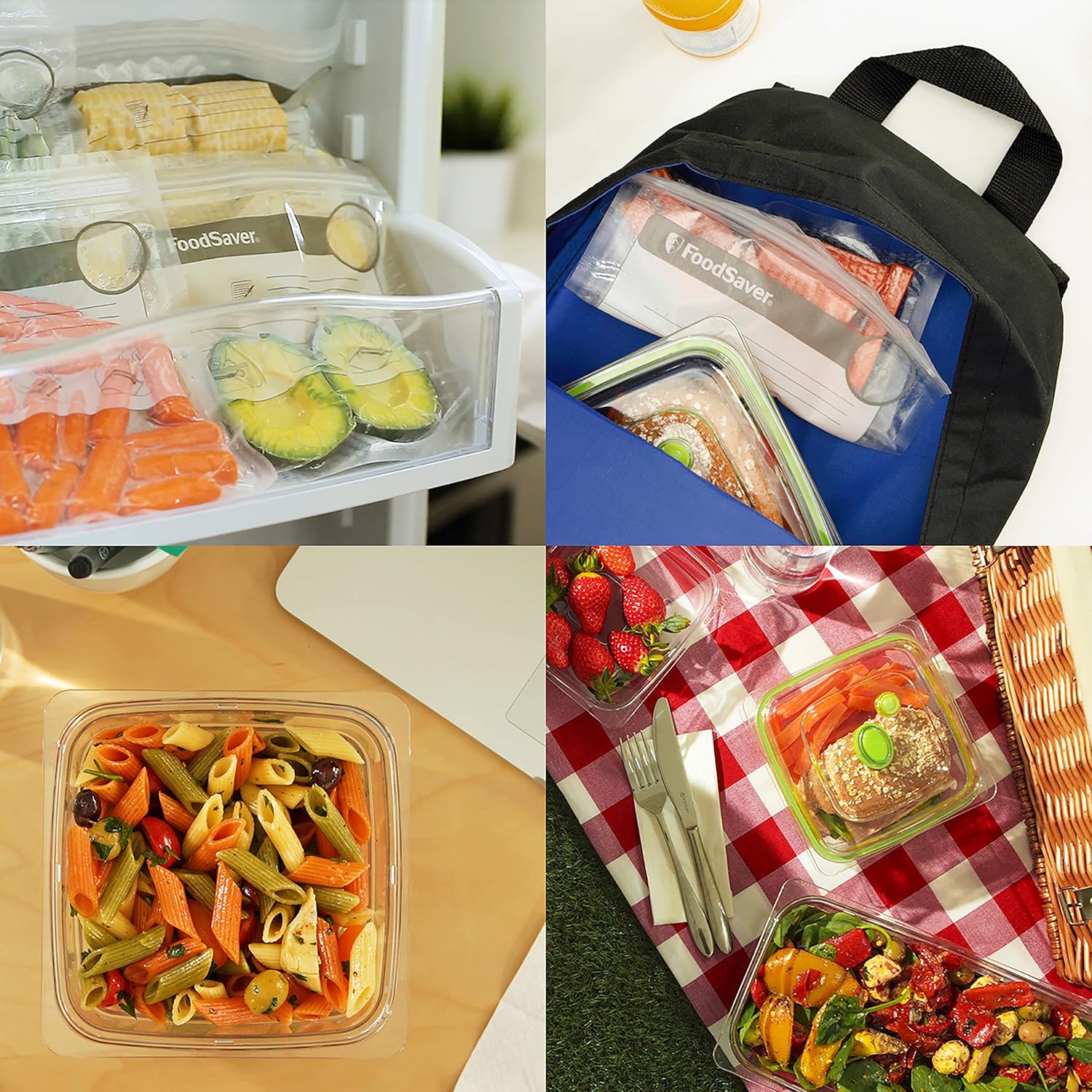 FoodSaver - machine sous vide série FFS005X - compacte - rangement rouleau, fonction pulse, accessoires inclus - FFS005X