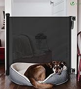 VOUNOT Barrière de protection pour porte, rouleau de 0 à 180 cm, grille de protection d'escalier, extensible, store de protection d'escalier, rétractable.