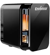 Enventor Mini-Frigo 4L, 6 Canettes, Prise 12V/220V, Fonction Refroidissement et Chauffage, Petit ...