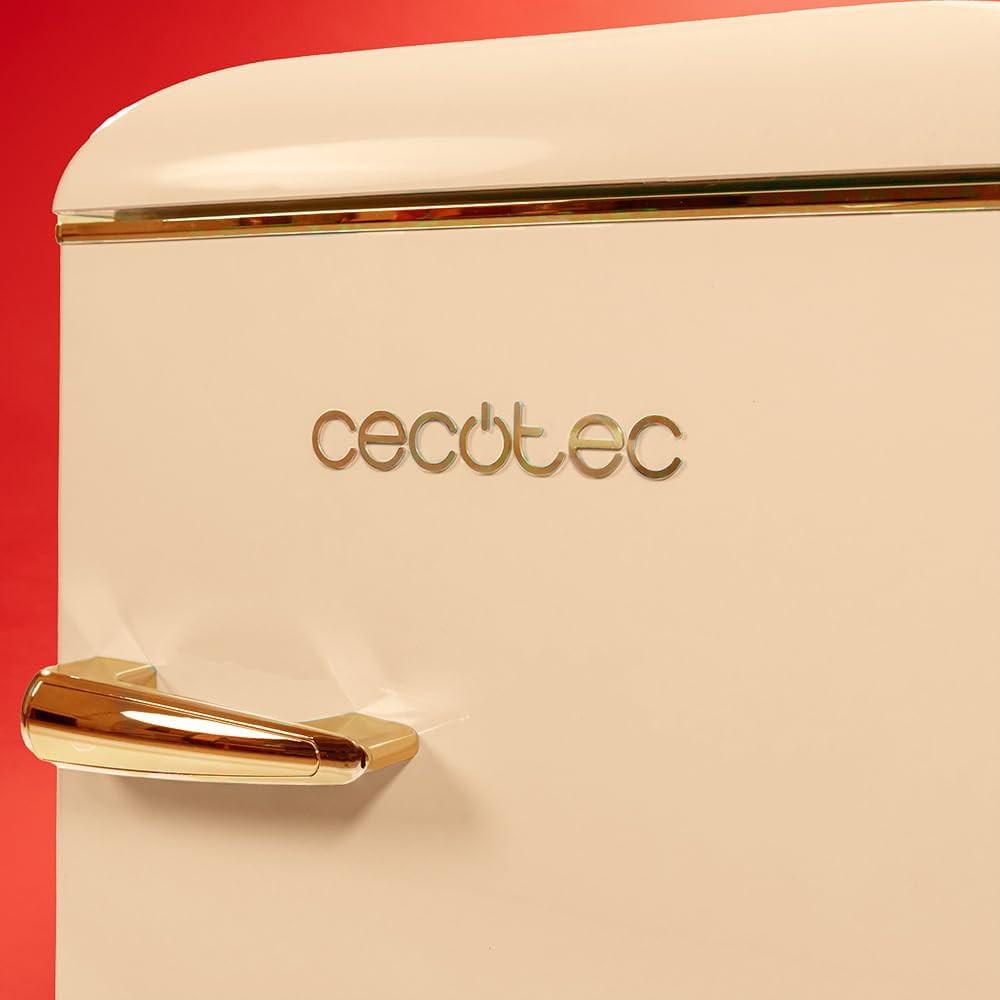 Cecotec - Bolero CoolMarket TT Origin 110 - 110L, Classe E, Icebox, LED, poignée chromée