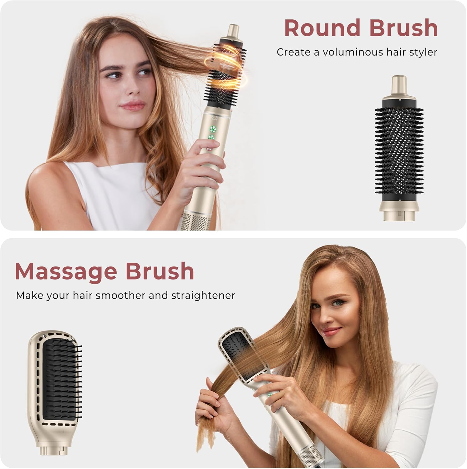 Brosse soufflante 7 en 1 - 1300W, 20m/s, 110000 tr/min, Air Styler Pro