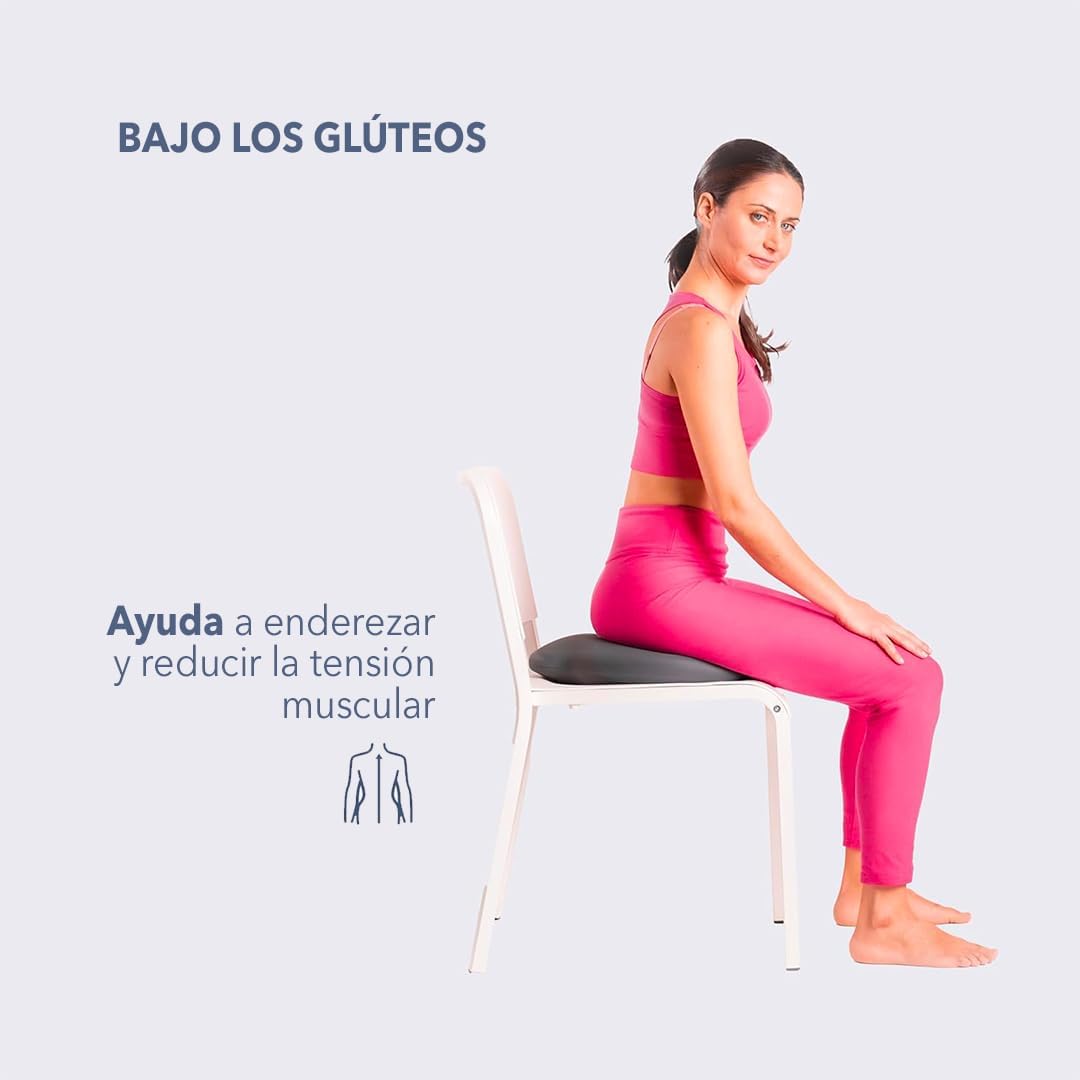 PHYSIOMAT - Coussin d'assise La Galette Dos Parfait - ergonomique, soutien lombaire