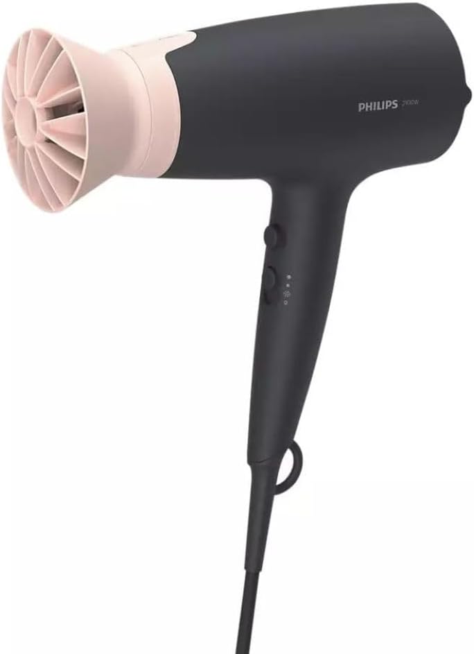 Philips - Sèche-cheveux Série 3000 - 2100W, ionique, 6 vitesses, ThermoProtect, BHD350/10