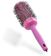 Olivia Garden Expert Blowout Shine – Rose - 55 - Brosse ronde en céramique antistatique pour brus...