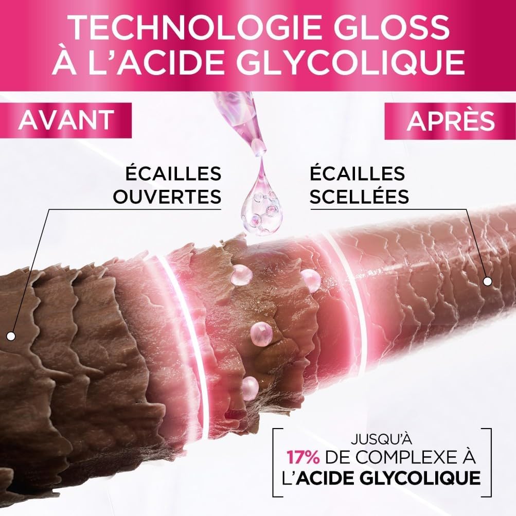 L'Oréal Paris - Elseve Glycolic Gloss - 150 ml - sérum brillance cheveux, acide glycolique
