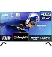 CHiQ TV 40" (100 cm) L40M9G, Smart Téléviseur, FHD, Google TV, HDR10, DVB-T2, Dolby Audio, ...