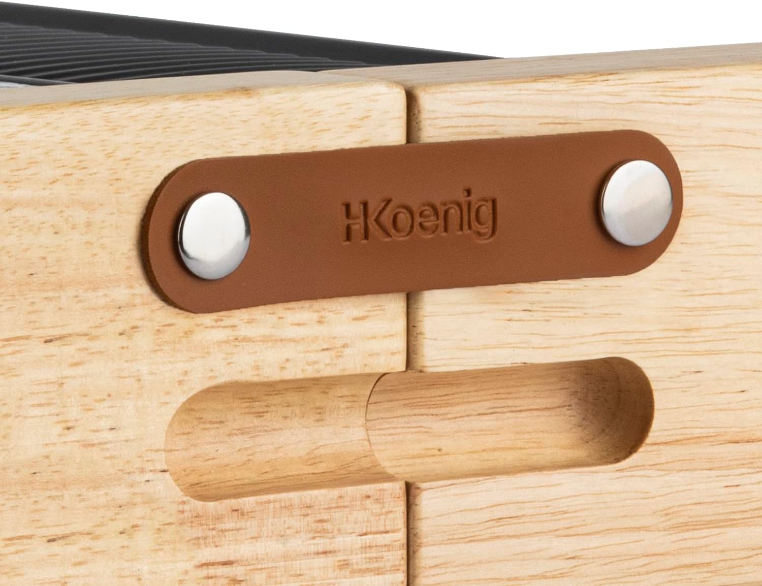 H.Koenig - raclette/fondue 8 pers - granit/bois - socle 180°, WOD360