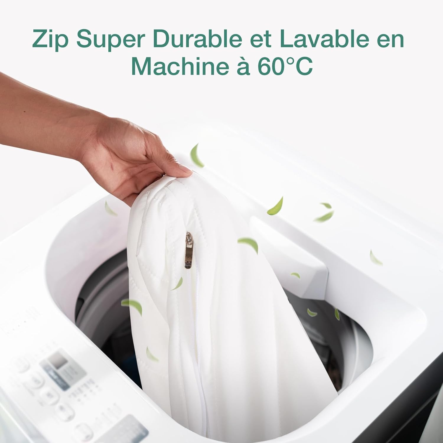 Novilla - matelas mousse 7 zones - 160x200 cm - housse amovible, 18 cm