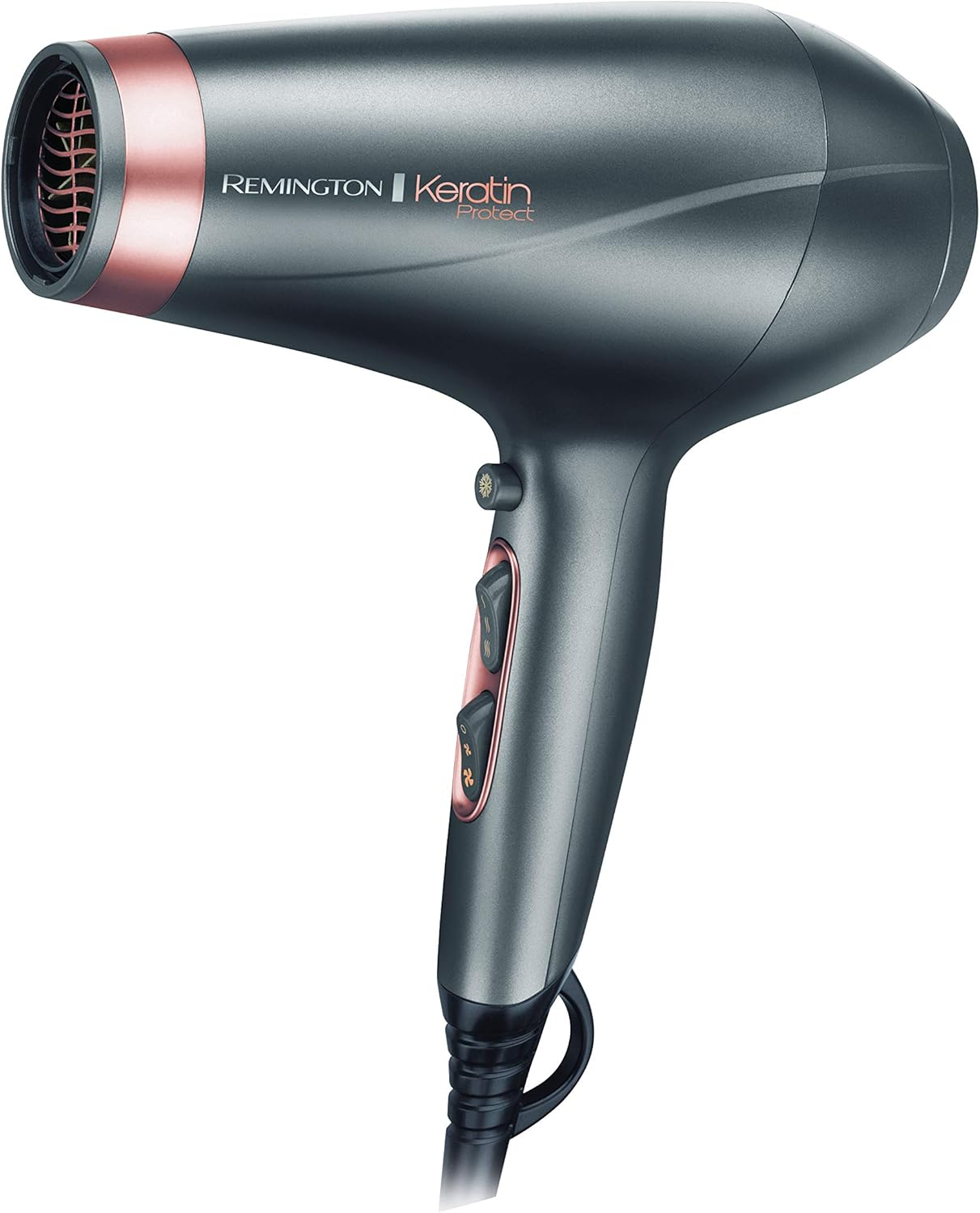 Remington - Keratin Protect - sèche-cheveux 2200W, ionique, céramique, moteur AC, 3 temp., 3 accessoires - AC8820