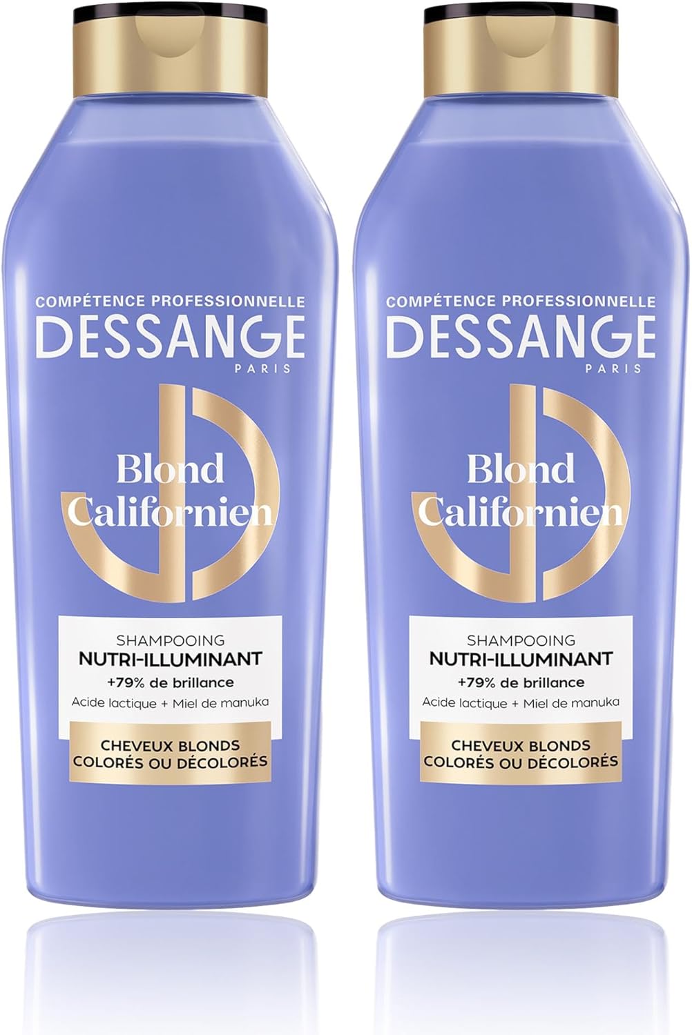Dessange - Nutri-Illuminant Blond Californien - 2x280ml - Nourrit, illumine cheveux blonds